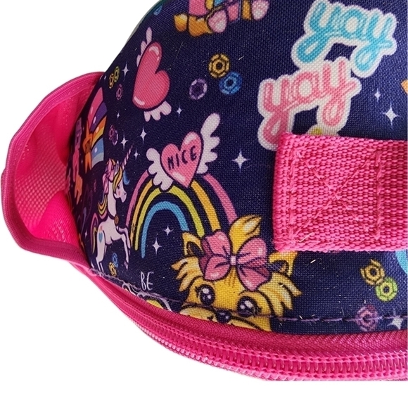 Nickelodeon JoJo Siwa rainbow Unicorn bright lunchbox - Picture 5 of 12